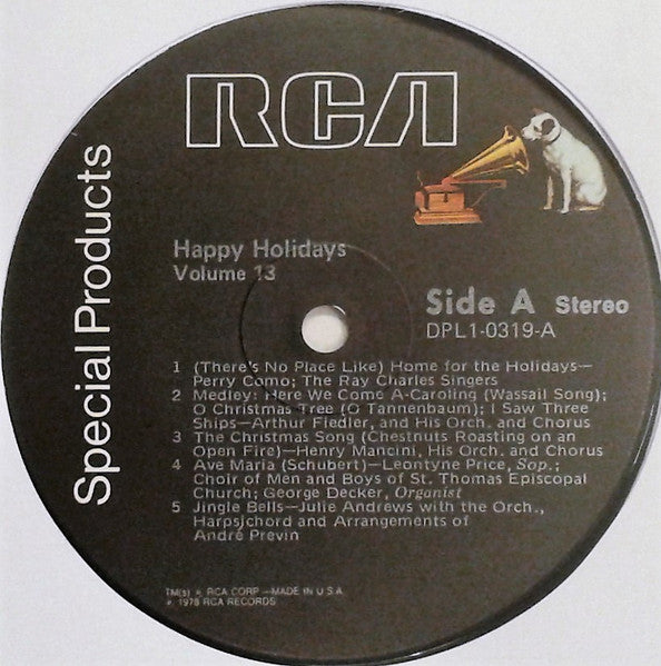 Various : Happy Holidays, Volume 13 (LP, Comp, RE)