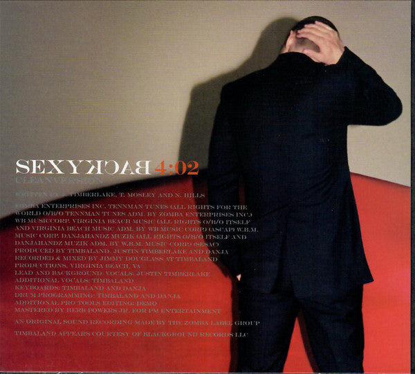 Justin Timberlake : SexyBack (CD, Single, Promo, Dig)
