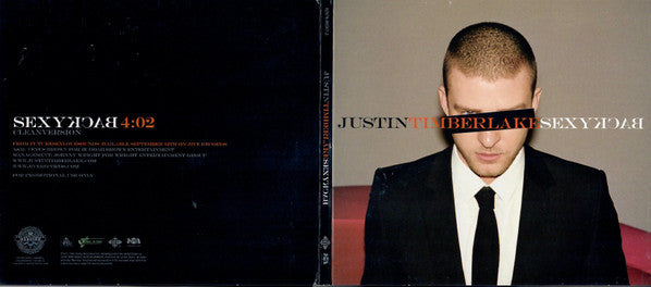 Justin Timberlake : SexyBack (CD, Single, Promo, Dig)