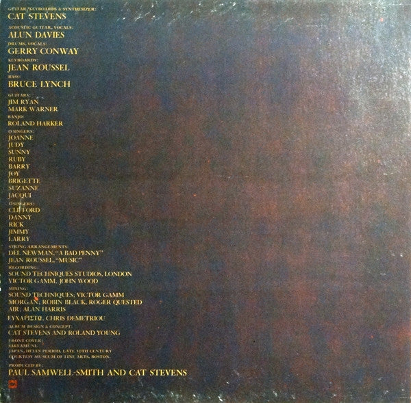 Cat Stevens : Buddha And The Chocolate Box (LP, Album, Club, Uni)