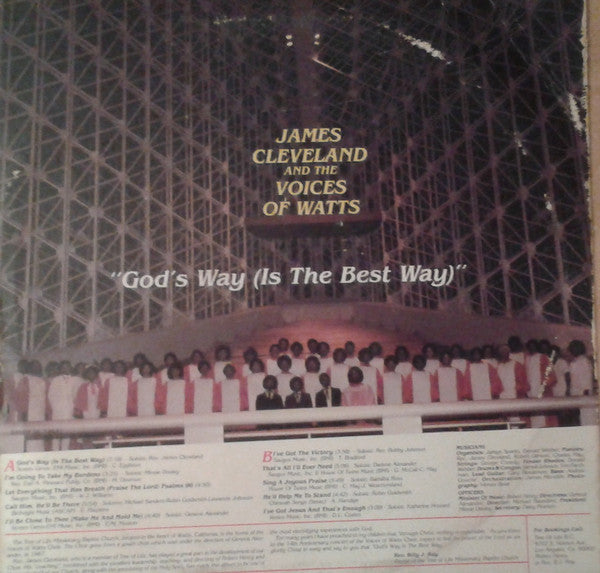 Rev. James Cleveland And The Voices Of Watts : God's Way (Is The Best Way) (LP, Album)