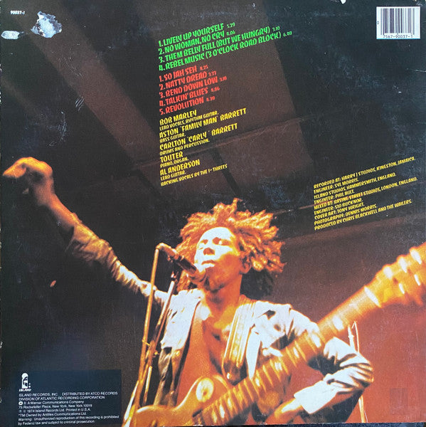 Bob Marley & The Wailers : Natty Dread (LP, Album, RE, RP, Pur)