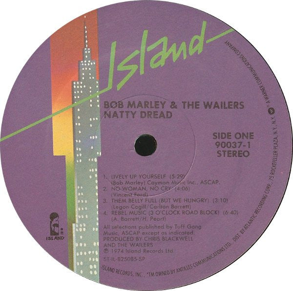 Bob Marley & The Wailers : Natty Dread (LP, Album, RE, RP, Pur)