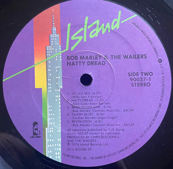 Bob Marley & The Wailers : Natty Dread (LP, Album, RE, RP, Pur)