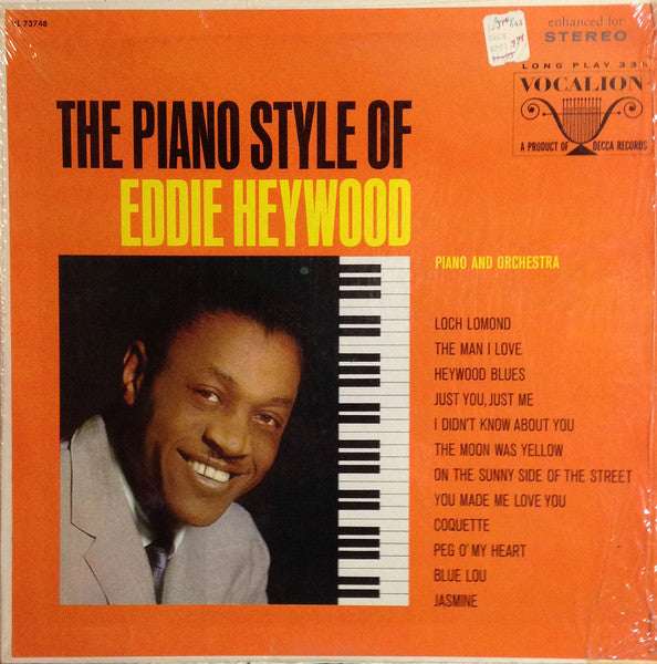 Eddie Heywood : The Piano Style Of Eddie Heywood (LP)