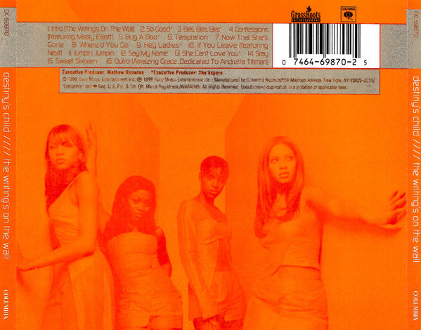 Destiny's Child : The Writing's On The Wall (CD, Album, Enh)