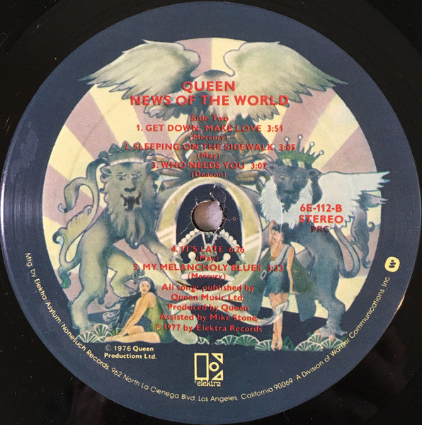 Queen : News Of The World (LP, Album, PRC)