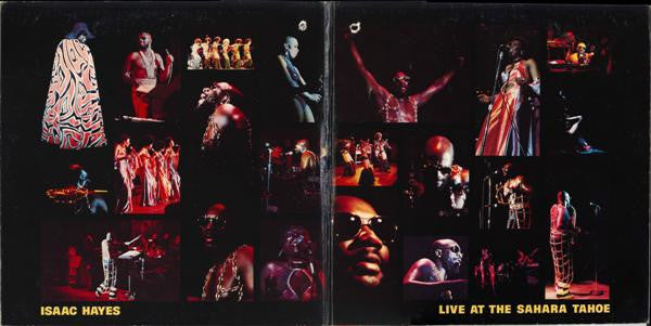 Isaac Hayes : Live At The Sahara Tahoe (2xLP, Album, Emb)