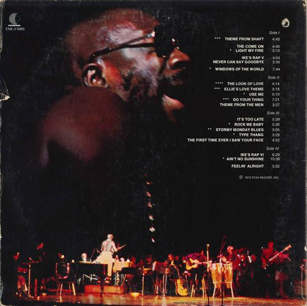 Isaac Hayes : Live At The Sahara Tahoe (2xLP, Album, Emb)