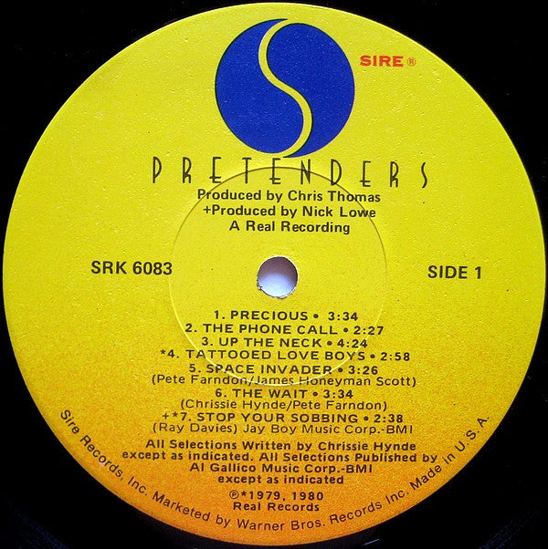 Pretenders* : Pretenders (LP, Album, Jac)