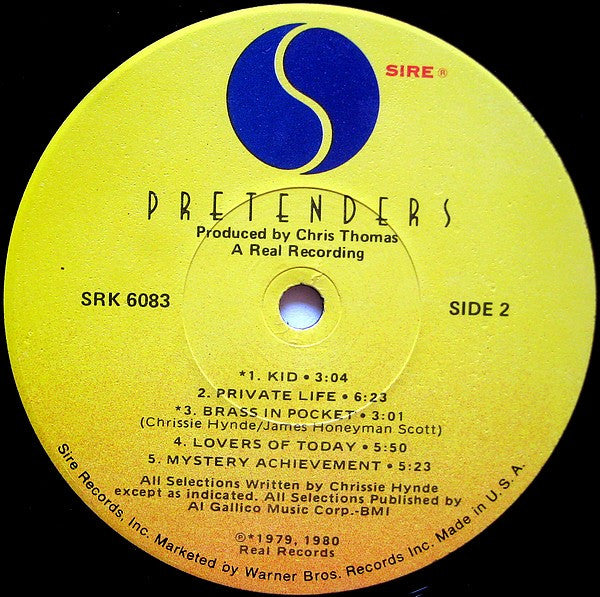 Pretenders* : Pretenders (LP, Album, Jac)