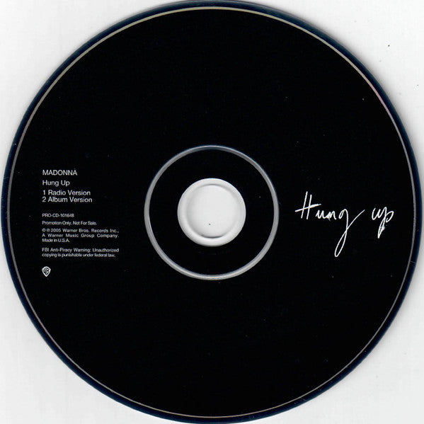 Madonna : Hung Up (CD, Single, Promo)