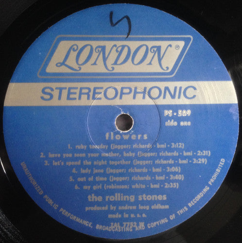 The Rolling Stones : Flowers (LP, Comp, Wad)