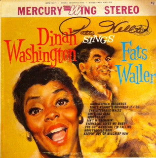 Dinah Washington : Dinah Washington Sings Fats Waller (LP, Album, RE)