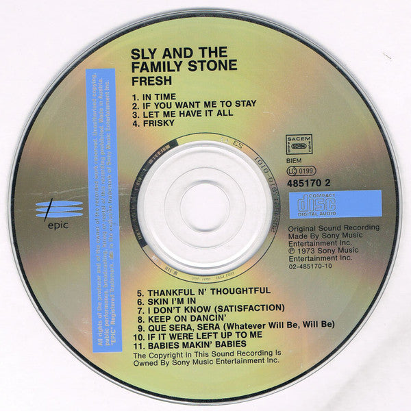Sly & The Family Stone : Fresh (CD, Album, RE, Alt)