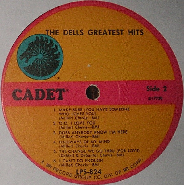 The Dells : The Dells Greatest Hits (LP, Comp, RE)