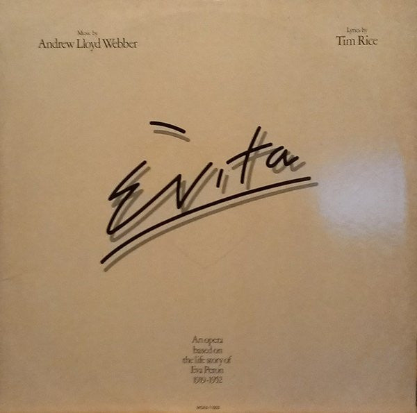 Andrew Lloyd Webber, Tim Rice : Evita (2xLP, Album, Gat)
