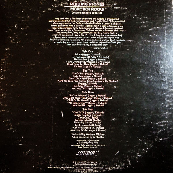 The Rolling Stones : More Hot Rocks (Big Hits & Fazed Cookies) (2xLP, Comp, Glo)