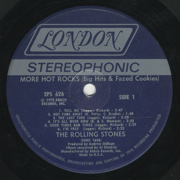 The Rolling Stones : More Hot Rocks (Big Hits & Fazed Cookies) (2xLP, Comp, Glo)
