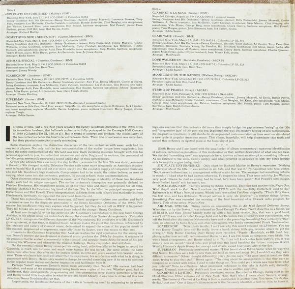Benny Goodman : Solid Gold Instrumental Hits (2xLP, Comp)