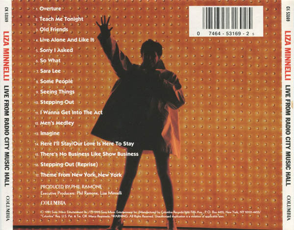 Liza Minnelli : Live From Radio City Music Hall (CD)