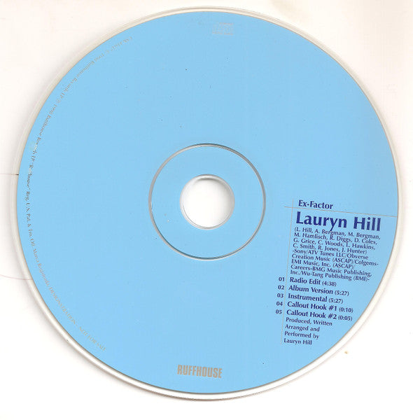 Lauryn Hill : Ex-Factor (CD, Maxi, Promo)
