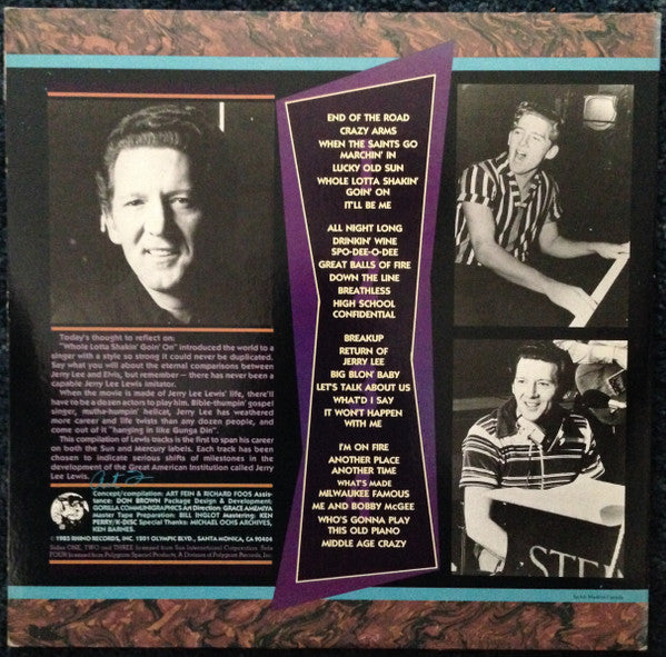 Jerry Lee Lewis : Milestones (2xLP, Comp, Tra)