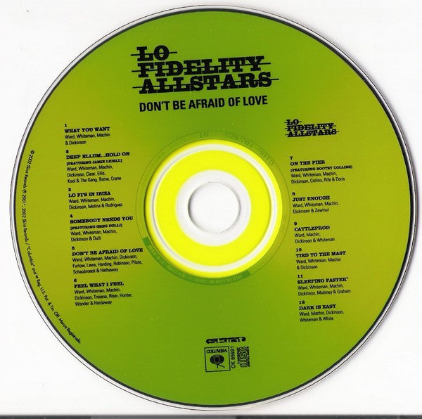 Lo-Fidelity Allstars : Don't Be Afraid Of Love (CD, Album)