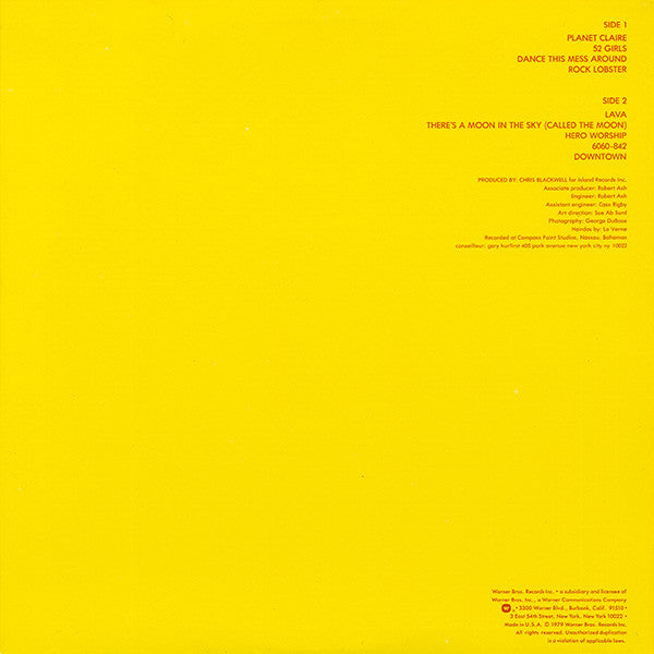 The B-52's : The B-52's (LP, Album, RP, Jac)