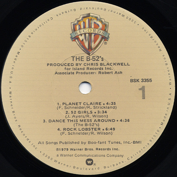 The B-52's : The B-52's (LP, Album, RP, Jac)