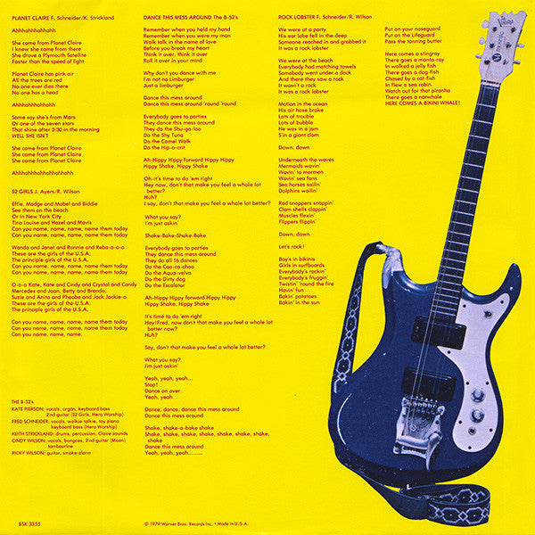 The B-52's : The B-52's (LP, Album, RP, Jac)