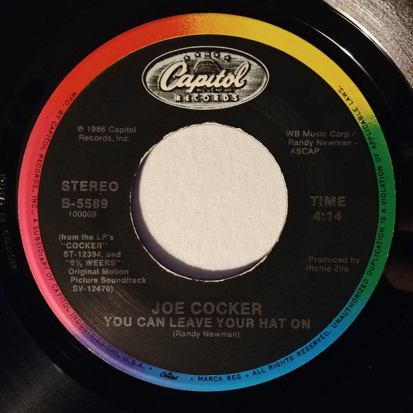 Joe Cocker : You Can Leave Your Hat On (7", Single)