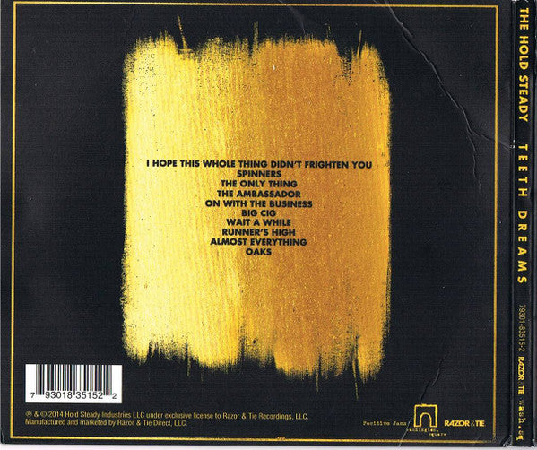 The Hold Steady : Teeth Dreams (CD, Album)