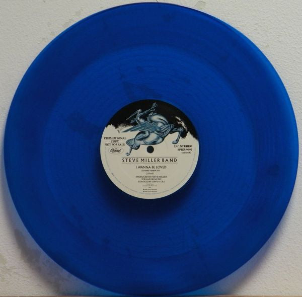 Steve Miller Band : I Wanna Be Loved (12", Promo, Blu)