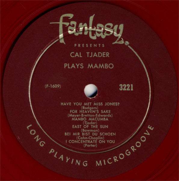 Tjader* : Tjader Plays Mambo (LP, Album, Mono, Red)