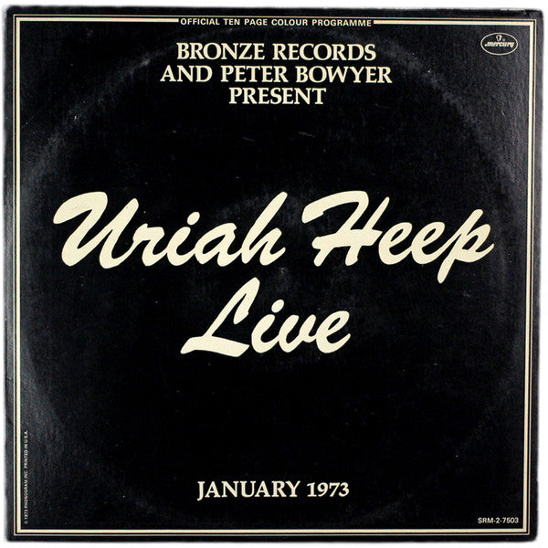 Uriah Heep : Uriah Heep Live (2xLP, Album, RE)