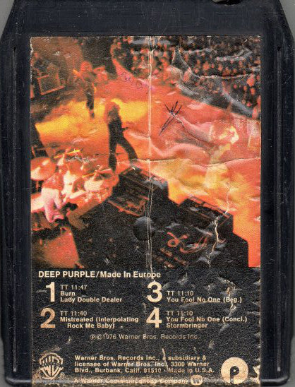 Deep Purple : Made In Europe (8-Trk, Album)