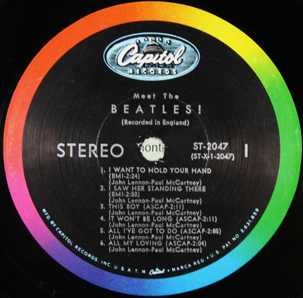 The Beatles : Meet The Beatles! (LP, Album, Scr)