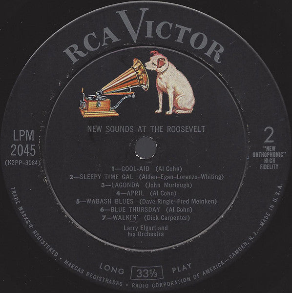 Larry Elgart & His Orchestra : New Sounds At The Roosevelt (LP, Album, Mono)