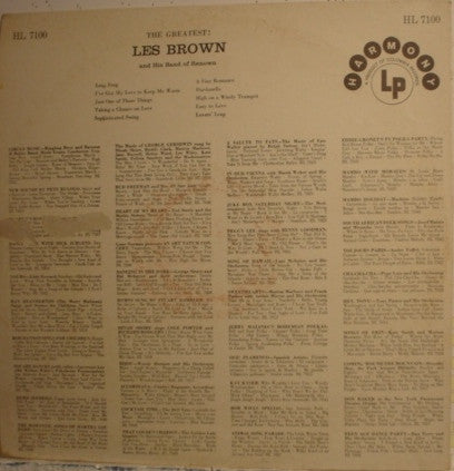 Les Brown And His Band Of Renown : The Greatest! (LP, Mono)