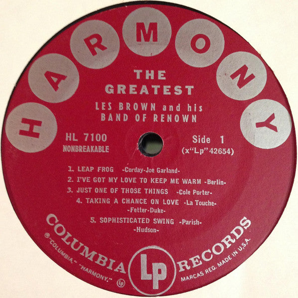 Les Brown And His Band Of Renown : The Greatest! (LP, Mono)