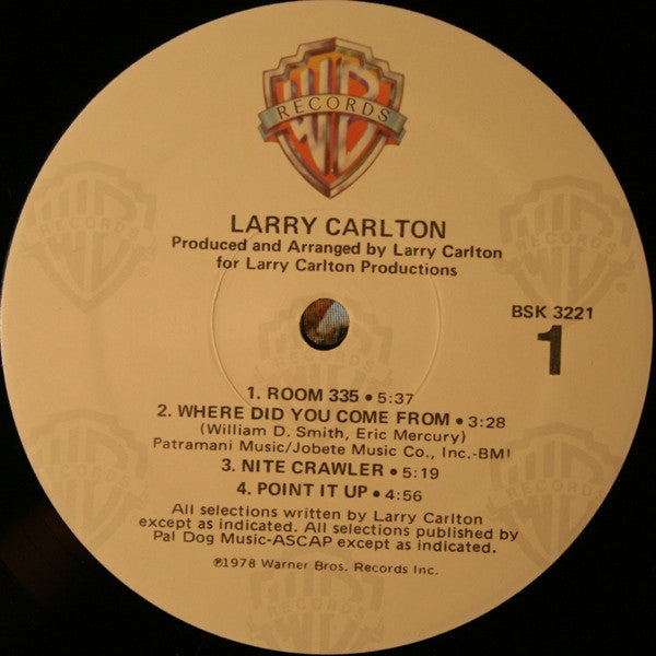 Larry Carlton : Larry Carlton (LP, Album, RE, Spe)