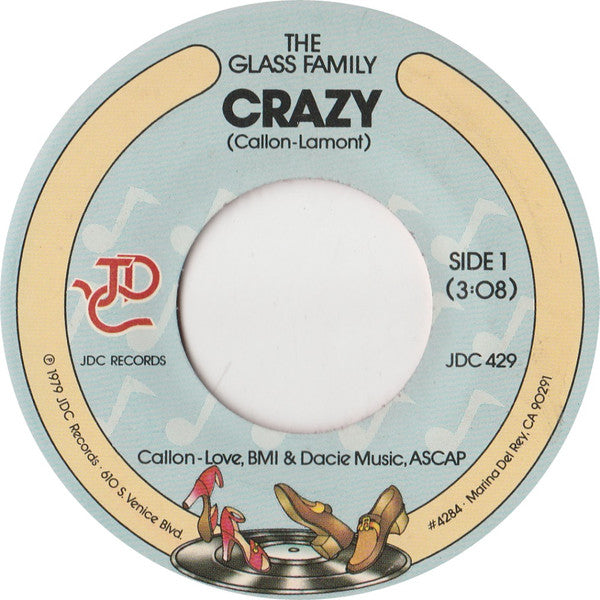 The Glass Family : Crazy (7", Red)