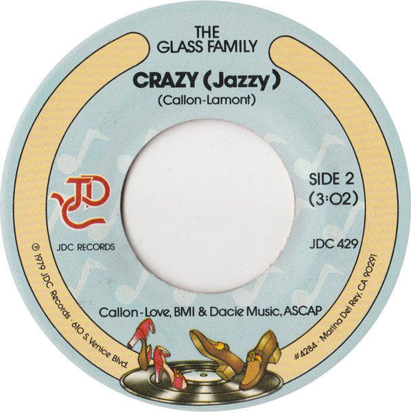 The Glass Family : Crazy (7", Red)