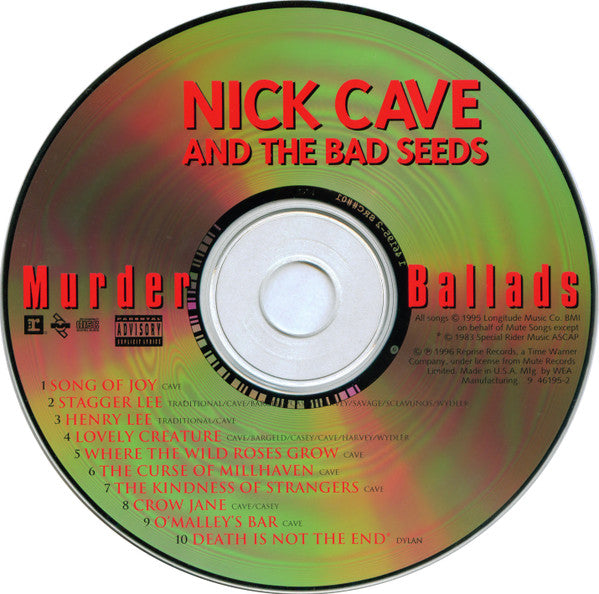 Nick Cave & The Bad Seeds : Murder Ballads (CD, Album, SRC)