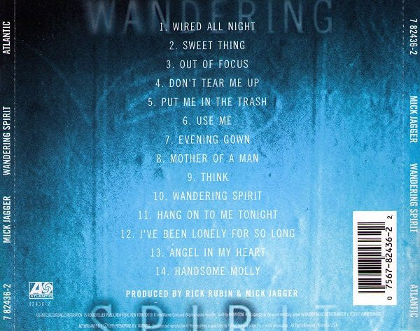 Mick Jagger : Wandering Spirit (CD, Album)