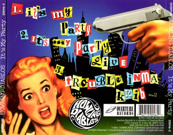 Howling Diablos : It's My Party (CD, Single)