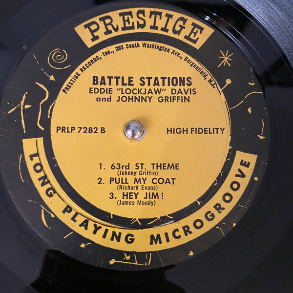 Eddie "Lockjaw" Davis & Johnny Griffin : Battle Stations (LP, Album, Mono)