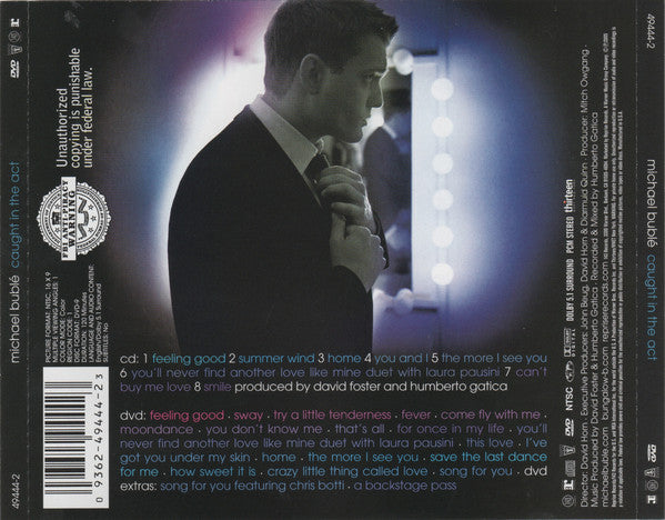 Michael Bublé : Caught In The Act (CD, Album + DVD-V, Multichannel, NTSC)