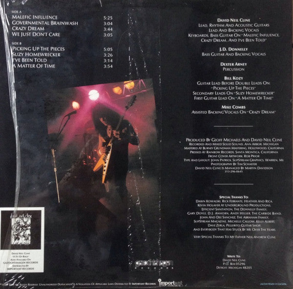 David Neil Cline : Malefic Influence (LP, Album)
